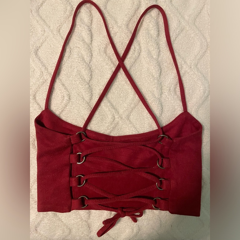 Oh Polly crop corset top